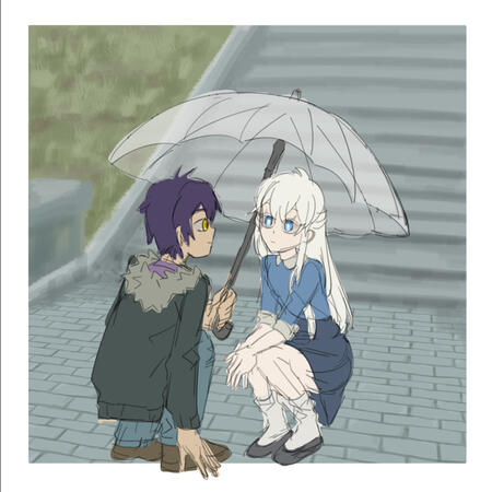 OC Sketch + Background Sketch ex